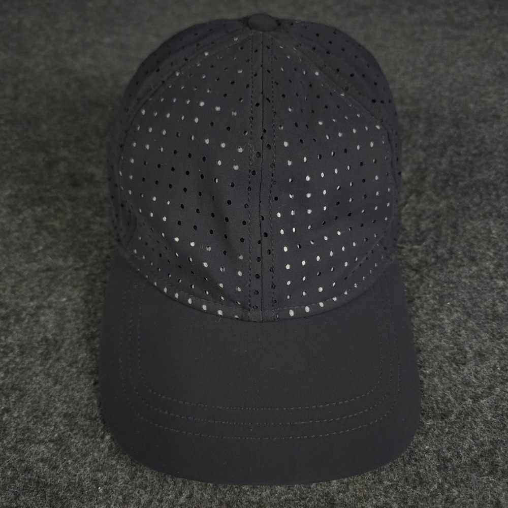Lululemon Seawheeze Running Hat Black Perforated Adjustable Workout Cap